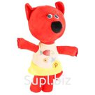 Игрушка мягкая МИМИМИШКИ лисичка в платье с рыбками, 20см, муз.чип, в пак "МУЛЬТИ-ПУЛЬТИ" в кор.24шт