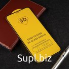 Защитное стекло mObility, для iPhone XR, полный клей, черное