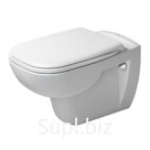 Унитаз подвесной Duravit D-Code с крышкой с микролифтом 253509 00 002 + 006739 00 00