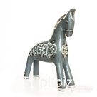 Gray horse with Tomsk pattern