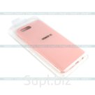 Силиконовый чехол, Xivi, Silicone case, матовый, для Samsung A41, №39, бежевый