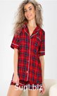 Пижама красная клетка