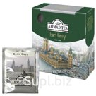 Чай AHMAD (Ахмад) «Earl Grey», черный с ароматом бергамота, 100 пакетиков с ярлычками по 2 г