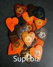Embossed magnets