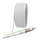 Кабель коаксиальный SAT 703 B, 75 Ом, Cu/(оплётка Cu 75%), PVC, цвет белый, бухта 20 м