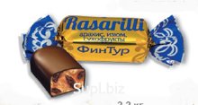 Конфета "Rasarili" c арахисом, изюмом, сухофруктами (молочная мягкая карамель с арахисом, изюмом и сухофруктами) 4 кг в/з