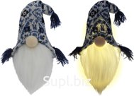 Светильник настольный Гном вид 2 Цвет: синий Размер: 13х8х22см