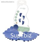 Антискользящие коврики для ванной Everyday Baby, с индикатором температуры, цвет cиний, 4 шт. 5044