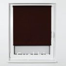 Штора рулонная BRABIX 60×175 см, текстура - лён, защита 55-85%, 200 г/м2, коричневый S-17, 605987