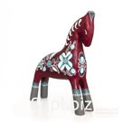 Cherry horse with turquoise