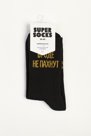 Носки SUPER SOCKS Вроде не пахнут, черный
