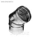 Колено Феррум угол 135°, нержавеющее 430/0,5 мм, d 100