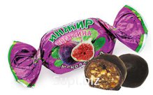 Кремлина инжир в шоколаде с грецким орехом