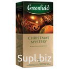 Чай GREENFIELD (Гринфилд) «Christmas Mystery» («Таинство Рождества»), черный с корицей, 25 пакетиков, по 1,5 г