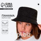 Панама черная, 56 см