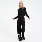 Костюм женский (джемпер, брюки) MIST, размер 46, чёрный