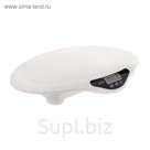 Весы детские LuazON LVE-29, до 20 кг, 4*АА (не в компл), автоотключение, белые
