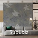 Фотообои флизелиновые встык "Листья" 8,1 м2, 300х270 см, моющиеся обои на стену, обои флизелиновые