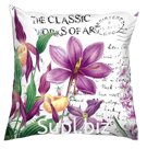 Magic of Flowers pillow, 40x40cm, cotton, polyester fiber
