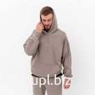 Толстовка мужская (худи) MIST Men's casual размер 54, серо-бежевый