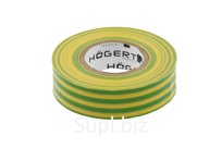 HOEGERT Изоляционная лента желто-зеленая PVC
