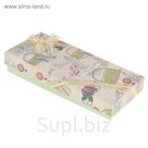 Коробка подарочная "Путешествие" 23 х 10 х 3,5 см