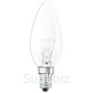 Лампа накаливания Osram classic, 40Вт, тип C "свеча" E14, прозрачная