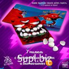Открытка с пилюлями без сахара, КРАСНЫЙ МОНСТРИК, леденцы с витаминами, 8 гр., TM Chokocat