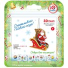 Набор для творчества IQ 3D PUZZLE "Елочное украшение своими руками. Дед Мороз"