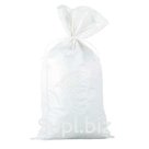 Мешки полипропиленовые белые 80 x 120 см, 120+/-3 г, 45-50 кг, термообрез 1п-2с, 1 сорт