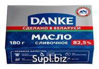 Масло сливочное 82.5% ДАНКЕ вес 0.180 гр.