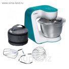 Кухонный комбайн Bosch MUM54D00, 900 Вт, белый/бирюзовый