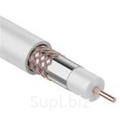 Кабель коаксиальный REXANT RG-6U+Cu, 75 Ом, Cu/Al/Cu, 75%, бухта 305 м, белый