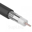RG-6U Кабель коаксиальный 75 Ом, CCS/Al/Al, 64%, бухта 100 м, черный OUTDOOR /REXANT/