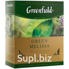 Чай Greenfield "Green Melissa", зеленый, 100 фольг. пакетиков по 1,5г.