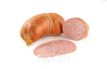 Вареное колбасное изделие мясное высшего сорта Колбаса ЭЛИТНАЯ СО ШПИКОМ