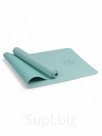 Коврик для фитнеса и йоги Sangh, 183×61×0.4 см, мятный/темно-бирюзовый