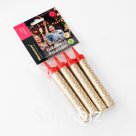 Свечи фонтаны в торт «Золотые искры», 4 шт., 12.5 см, горение 40 сек.