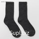 Носки мужские махровые, цвет тёмно-серый, размер 27-29