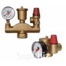 UNIPUMP Группа безопасности котла 1" - 3/4" (компакт)