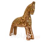 A chestnut horse with a Slavic pattern