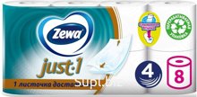 Туалетная бумага Zewa Just 1 4 слоя