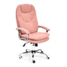 Кресло оператора SOFTY LUX флок, розовый, 137