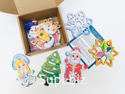 Трафареты "Зимние сюжеты"