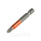 Бита Bohrer Taiwan Type, PZ2x50 мм, намагниченная, сталь S2, с насечками
