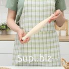 Скалка деревянная с ручками Доляна, 30×4.3 см, берёза