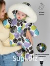 Комбинезон, Цвет №228  Круги черные, арт. 264ш/2 (74 см)