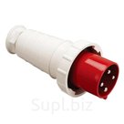 Вилка силовая 034 3P+PE IP54 63А, 3P+PE, 380...400В~ 63А, 3P+PE, 380...400В~