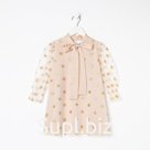 Платье детское KAFTAN горошек, рост 122-128 см