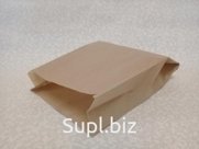 Пакеты из коричневой крафт бумаги с V-образным дном размер 21*7*34 см. Плотность 40 гр.см2.   Подходят для упаковки хлеба, кондитерки и просто товара на вынос.…